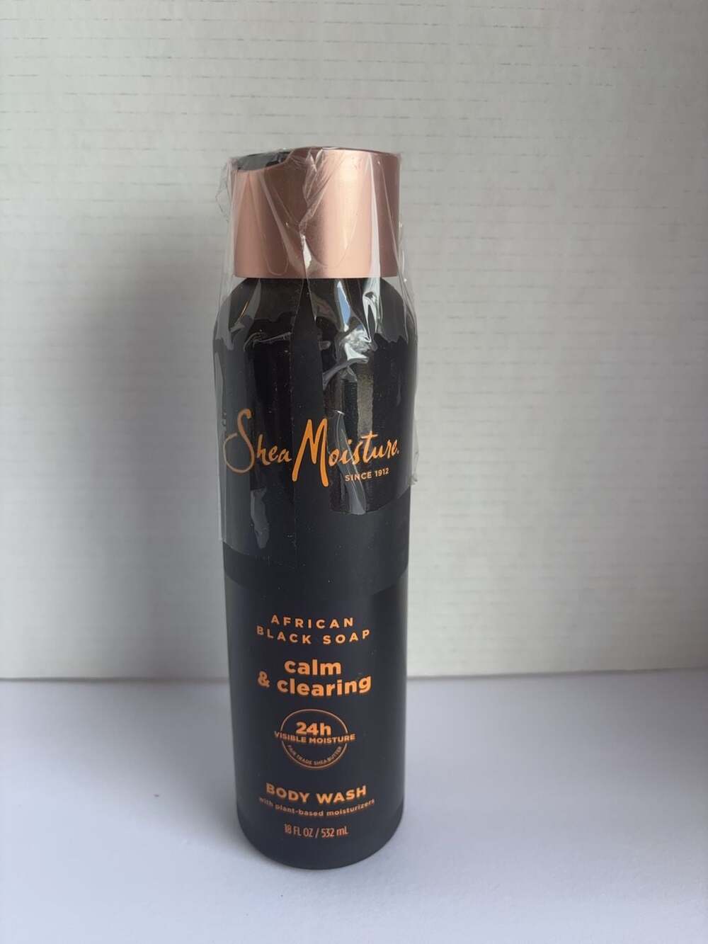 SheaMoisture African Black Soap Body Wash Calm and Clearing 18 Fl Oz NEW